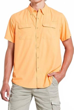 Ariat Venttek Outbound Fitted Shirt In Peach