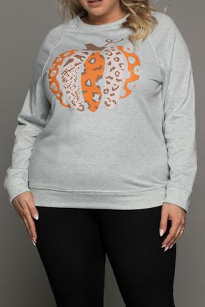 Azura Exchange Pompoen Sweatshirt Dierenprint
