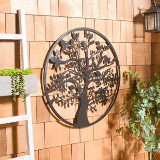 Safavieh 31.5 Tree Of Life Outdoor Wall Art PAT5040