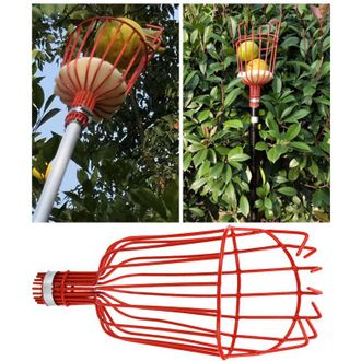 OEM Recolector De Frutas De Jard&iacute;n De Gran Capacidad Con Jaula Extendida, Herramienta De F&aacute;cil Recolecci&oacute;n --crezuo