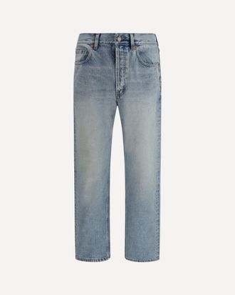 Saint Laurent Jeans in denim di cotone stonewashed Man 33