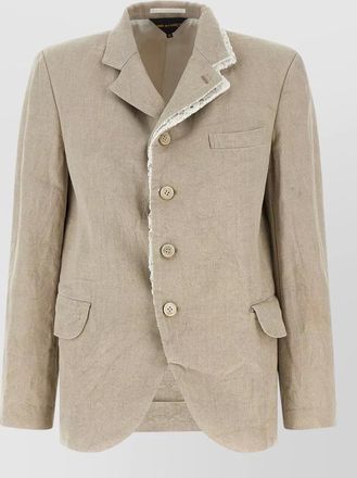 Comme Des Gar&ccedil;ons layered blazer notch lapel chest pocket