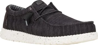 Hey Dude Wally Stretch Sox Slip-On in Black/White at Nordstrom, Size 12