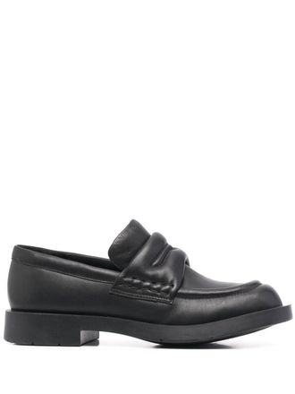 Camperlab leather round-toe loafers - Black