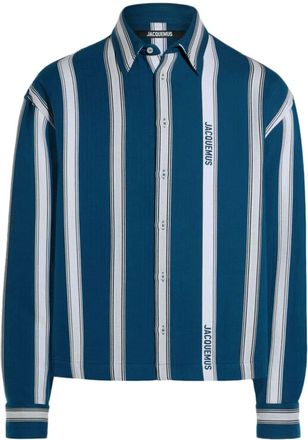 Jacquemus La Chemise Papier shirt - men - Cotton - 54 - Blue