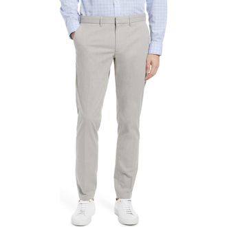 Nordstrom Slim Fit CoolMax Flat Front Performance Chinos in Grey Opal Heather at Nordstrom Rack, Size 30 X 30