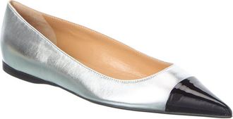 Sergio Rossi New Secret Leather Ballet Flat