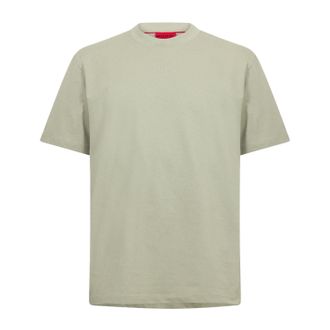 HUGO BOSS Heren Zwaargewicht Relaxed Fit T-shirt (Verbleekt kakigroen)