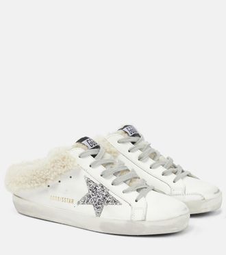 Golden Goose Super-Star shearling-lined mules