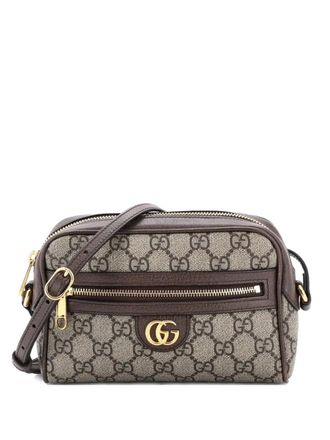 Gucci Ophidia Shoulder Bag NM GG Coated Canvas Mini crossbody bag - Brown