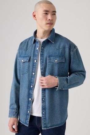 Levi's Denamore Western Overshirt - Hombre - 2XL - Lavado medio / West Port