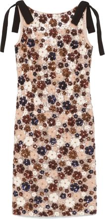 N°21 Abito midi con paillettes - Marrone