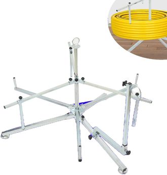 OEM Enrollador De Manguera Ajustable Para Calefacci&oacute;n Por Suelo Radiante, Capacidad De Carga De 100 Kg, Construcci&oacute;n Met&aacute;lica Duradera, Dise&ntilde;o Estable De 