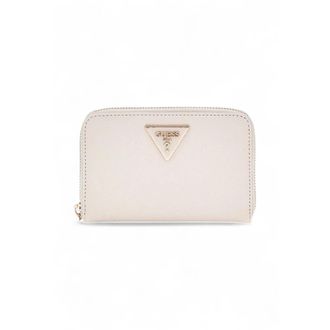 Guess Mini Laurel Saffiano Wallet - Dames - Portefeuilles - Wit - ONE Size - Leer - Accessoires
