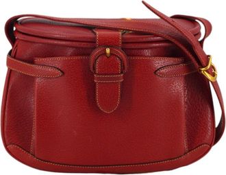 Gucci Vintage Gucci leren crossbodytas/mandtas
