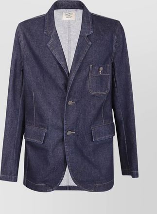 Uma Wang juno jacket with front pocket and notched lapel