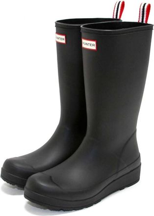 Hunter Womens Original Tall Play Boots In Black