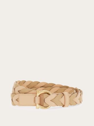 Ferragamo Women Sized Gancini belt Beige