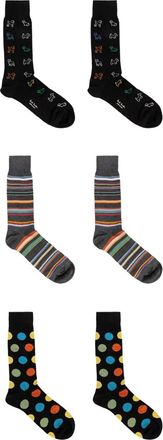 Paul Smith multi-pattern socks - Black