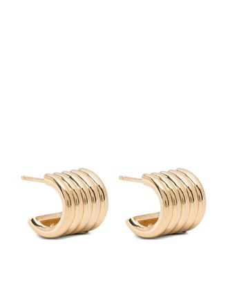 D&eacute;hanche Hollyhock kleine oorbellen - Goud