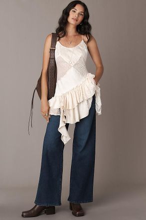 Frame Denim Le Slim Palazzo High-Rise Wide-Leg Jeans