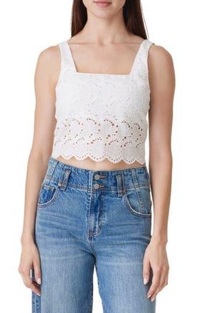 Habitual Eyelet Bustier in White at Nordstrom Rack, Size X-Large