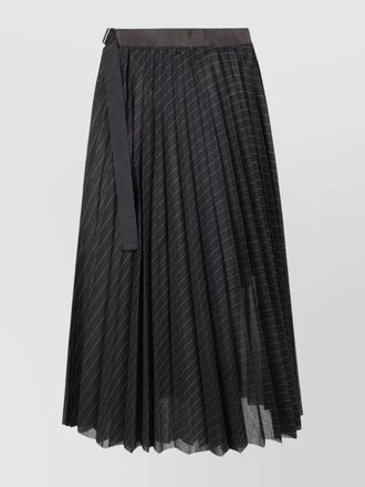 sacai pleated skirt
