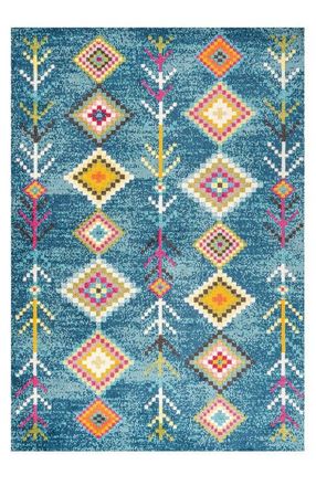Jonathan Y Designs Love Geometric Area Rug in Dark Blue/multi at Nordstrom, Size 3Ft 0In X 5Ft 0In