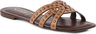 Seychelles Treasure Studded Slide Sandal in Tan at Nordstrom, Size 8.5