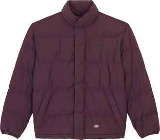 Dickies Puffer Jacket Plum Perfect - Heren - Zomerjassen - Paars - L - Polyester - Jassen