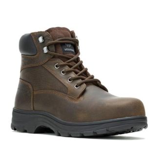 Wolverine Carlasbad W231126 Mens Brown Leather 6 Steel Toe Work Boots ZAP2348