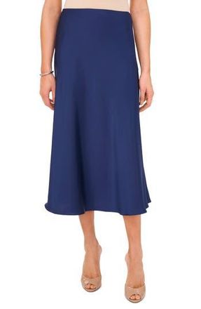 1.State Satin Bias Skirt in Indigo Night at Nordstrom Rack, Size Large