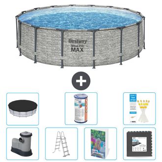 Bestway Piscina Bestway Steel Pro Max Redonda - 488x122 Cm - 8-piezas S563