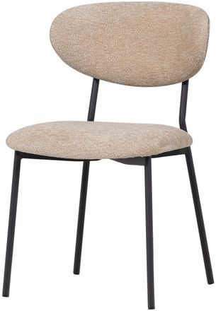 De Eekhoorn Design Esszimmerstuhl Kjeldo, Chenille Light Beige