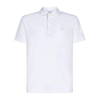 Burberry Logo Embroidered Short Sleeve Cotton Polo Shirt, Size X-Small