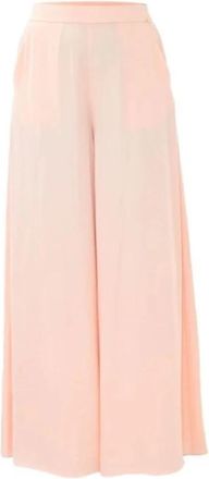Kocca Wijde Pijpen Broek - Dames - Wijde Broeken - Roze - XS - Katoen - Broeken