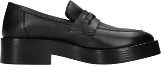 Casadei Platte schoenen - Dames - Loafers - Zwart - 36 EU - Leer - Schoenen