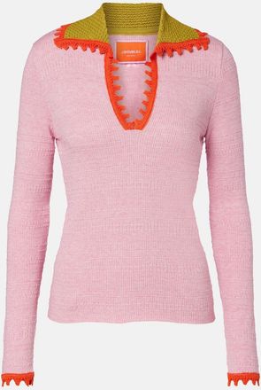 La DoubleJ Picket cotton and wool sweater