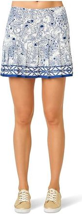 Lilly Pulitzer Caleta Skort UPF 50+ Womens Skirt Starlight Navy Zoology Engineered Luxletic Skort : XXS, Nylon/Spandex