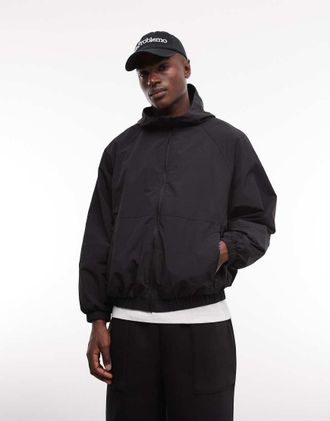 Asos StormMAX - Giacca impermeabile ripiegabile nera-Nero