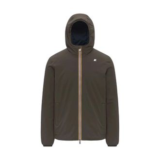 K-Way Light Jackets, male, Green, M, Jack St Warm Reversible