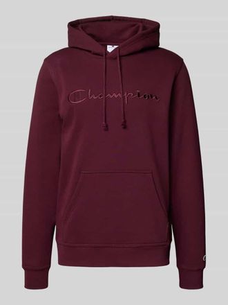 Champion Hoodie mit K&auml;nguru-Tasche in Bordeaux, Gr&ouml;&szlig;e XL