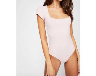 Free People Square Eyes Bodysuit In Ballet