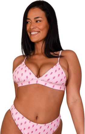 OOSC Strike of Luck Boost Em Up Bikini Top in Pink at Nordstrom, Size X-Large
