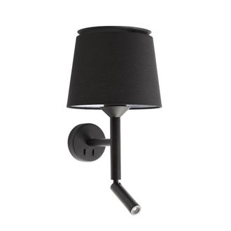 Netlighting Savoy Reading Light Wall Light Black E27