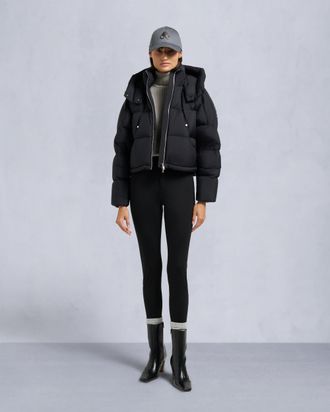Moose Knuckles Womens Akai Cropped Puffer