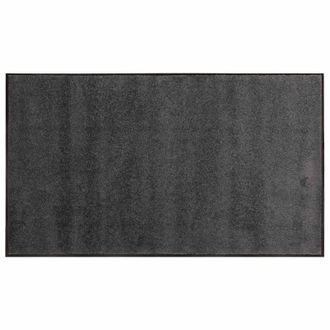 vidaXL Felpudo Gris Claro 150 X 90 Cm 100% Poliamida Lavable Vidaxl