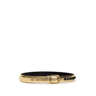 Dolce & Gabbana Studded Leren Riem