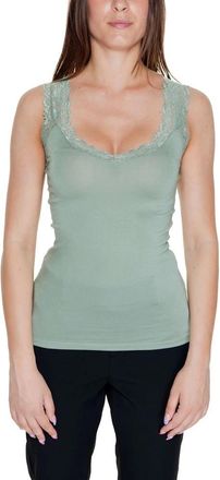 Vero Moda Vero Moda, Tops, Dames, Groen, L, Groene Viscose Tanktop Lente/Zomer