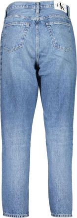 Calvin Klein Cotton-Blend Denim Jeans - Blue